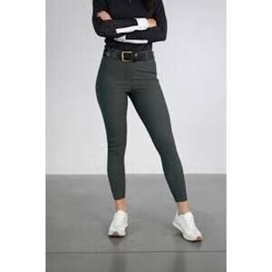 Free Ride Equestrian Hunter Green PRO Breeches Knee Patch Size 30 Regular New